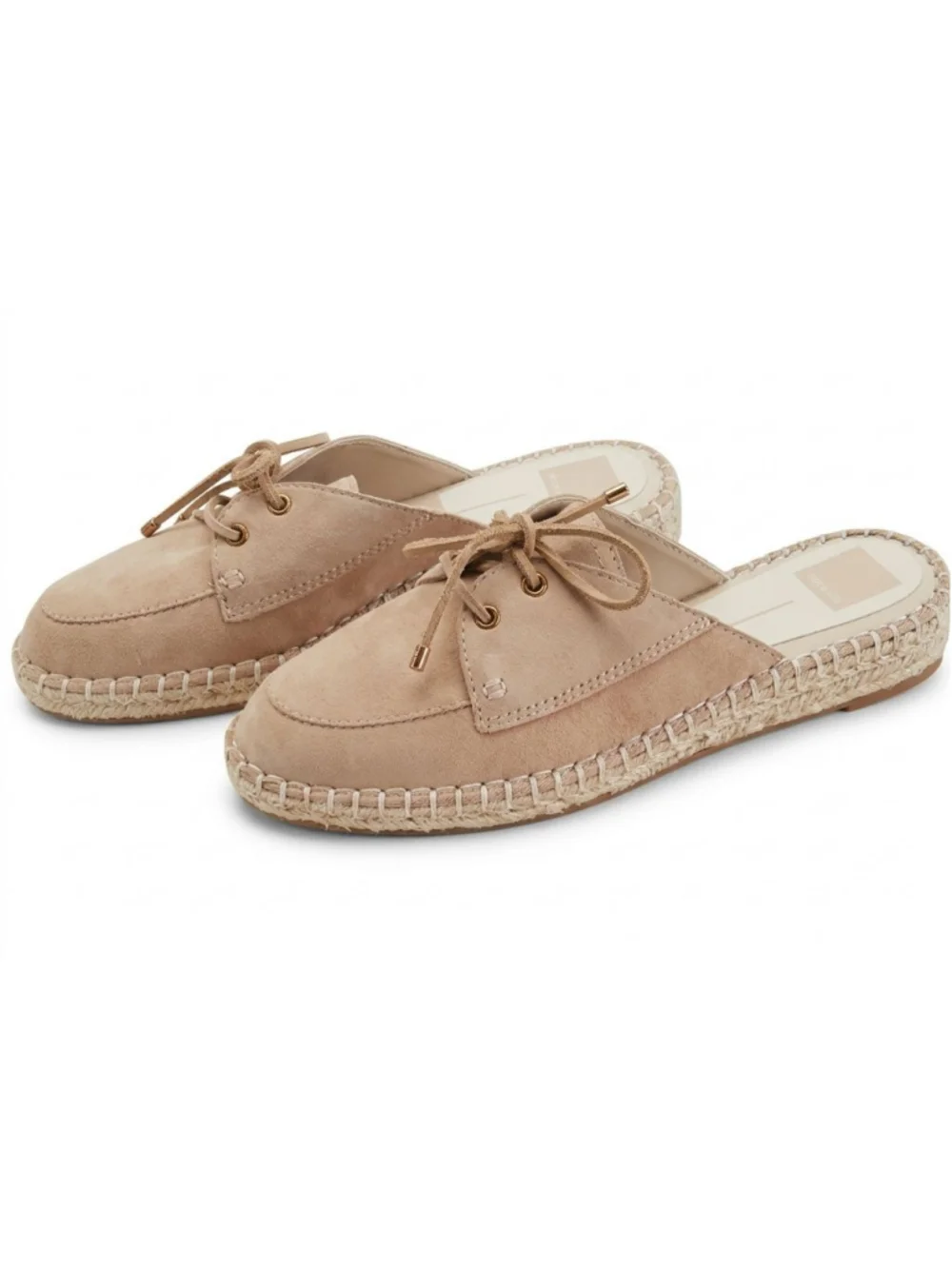 Dolce Vita Women's Hatie Mule Boat Shoes Bamboo /Suede Size 10 EUC